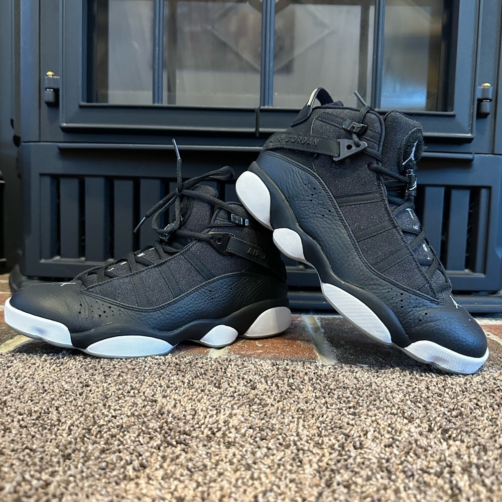 Jordan Black and White Sneakers